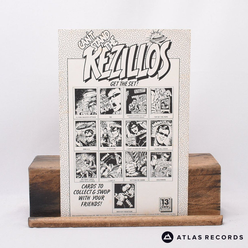 The Rezillos - Can't Stand The Rezillos - First Press LP Vinyl Record - EX/EX