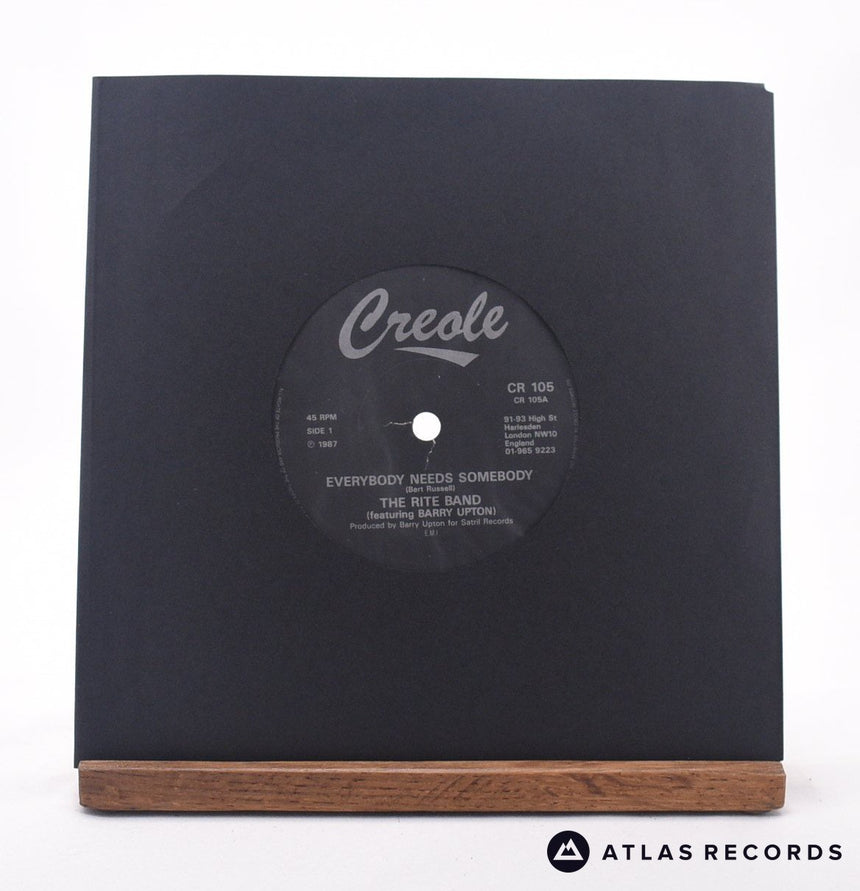 The Rite Band Everybody Needs Somebody 7" Vinyl Record - In Sleeve