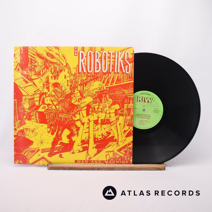 The Robotiks Man And Machine Dubbing In Harmony LP Vinyl Record - Front Cover & Record