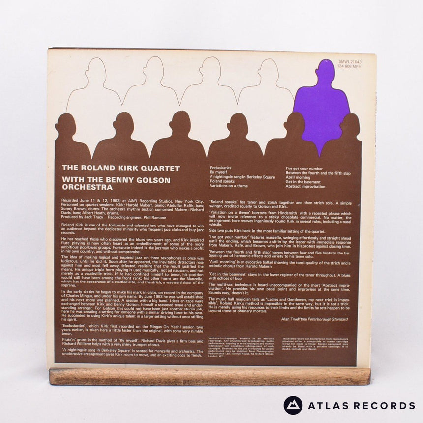 The Roland Kirk Quartet - The Roland Kirk Quartet Meets The Benny Gol - LP Vinyl