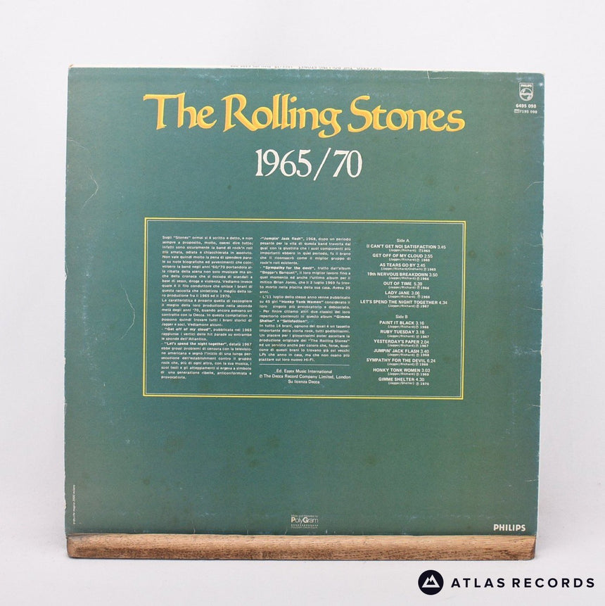 The Rolling Stones - 1965/70 - Italy LP Vinyl Record - VG+/VG+