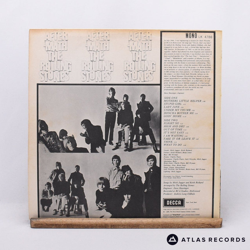 The Rolling Stones - Aftermath - Mono 5B 3A LP Vinyl Record - EX/EX