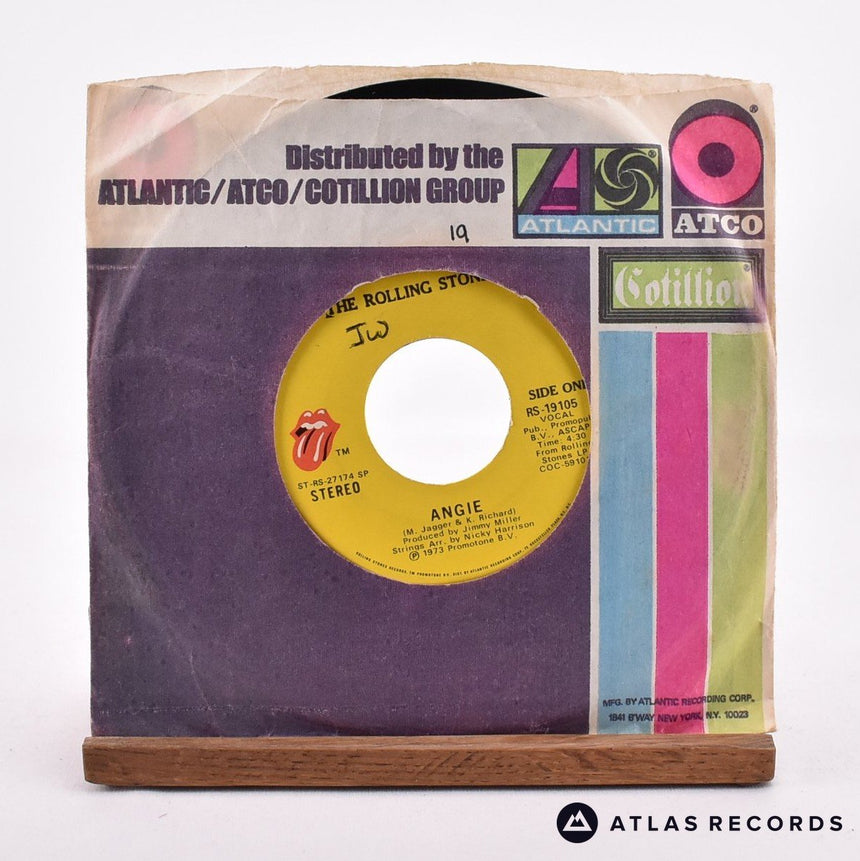 The Rolling Stones Angie 7" Vinyl Record - In Sleeve