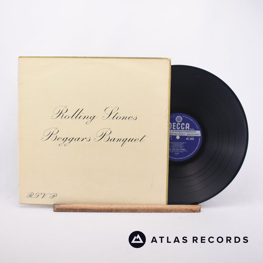 The Rolling Stones Beggars Banquet LP Vinyl Record - Front Cover & Record