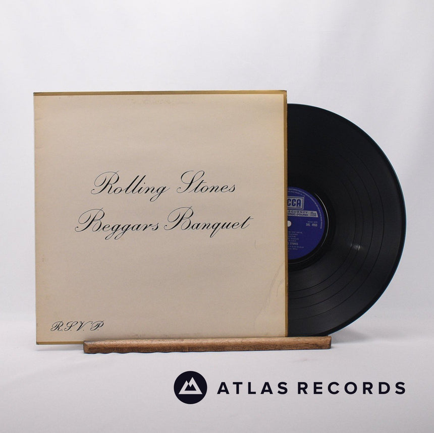 The Rolling Stones Beggars Banquet LP Vinyl Record - Front Cover & Record