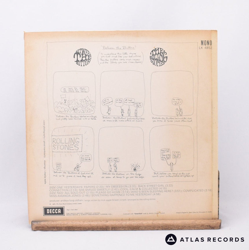 The Rolling Stones - Between The Buttons - Mono LP Vinyl Record - VG+/VG+