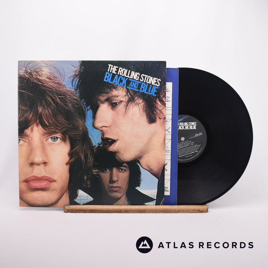 The Rolling Stones Black And Blue LP Vinyl Record - Front Cover & Record