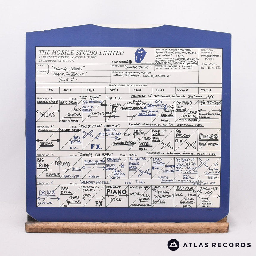 The Rolling Stones - Black And Blue - Gatefold LP Vinyl Record - VG+/EX