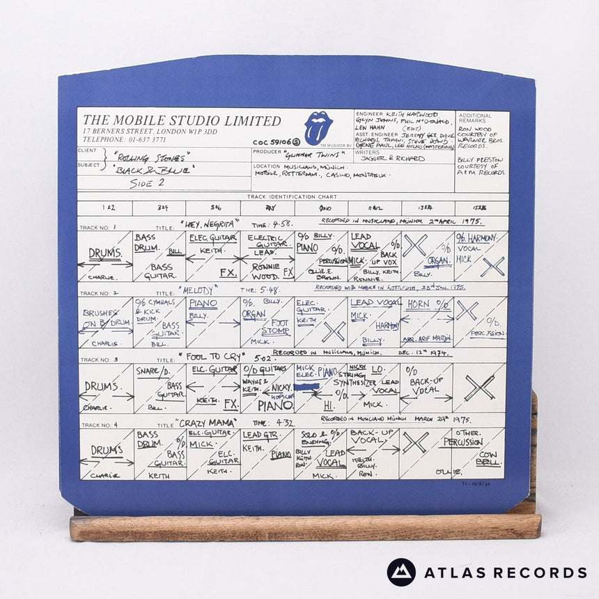 The Rolling Stones - Black And Blue - Gatefold LP Vinyl Record - EX/EX