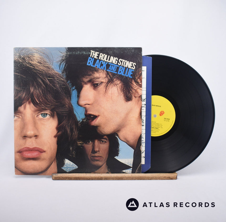The Rolling Stones Black And Blue LP Vinyl Record - Front Cover & Record