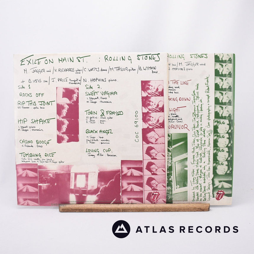 The Rolling Stones - Exile On Main St. - 2 x LP Vinyl Record - VG+/EX