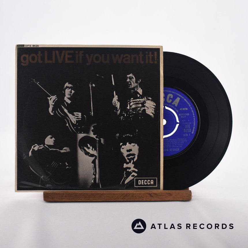 The Rolling Stones Got Live If You Want It! 7" Vinyl Record - Front Cover & Record
