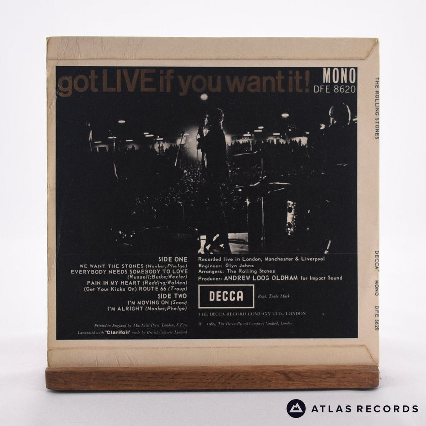 The Rolling Stones - Got Live If You Want It! - 7" EP Vinyl Record - VG+/VG+