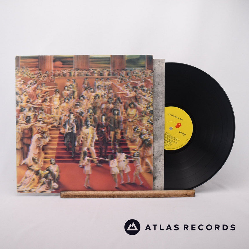The Rolling Stones It's Only Rock 'N Roll LP Vinyl Record - Front Cover & Record