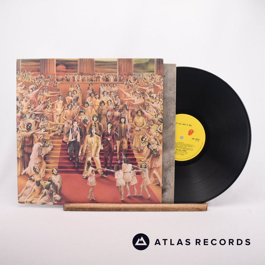 The Rolling Stones It's Only Rock 'N Roll LP Vinyl Record - Front Cover & Record