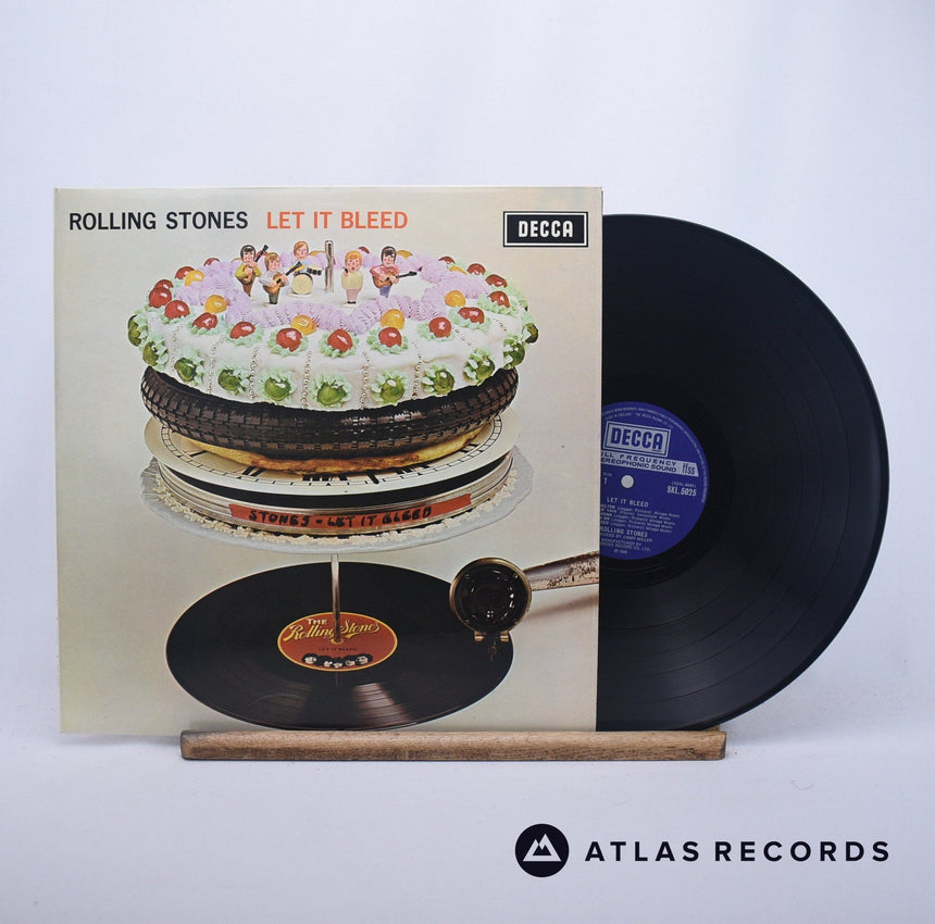 The Rolling Stones Let It Bleed LP Vinyl Record - Front Cover & Record