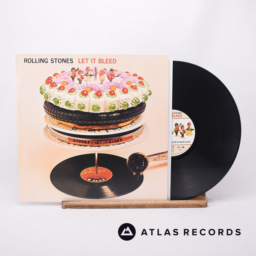 The Rolling Stones Let It Bleed LP Vinyl Record - Front Cover & Record