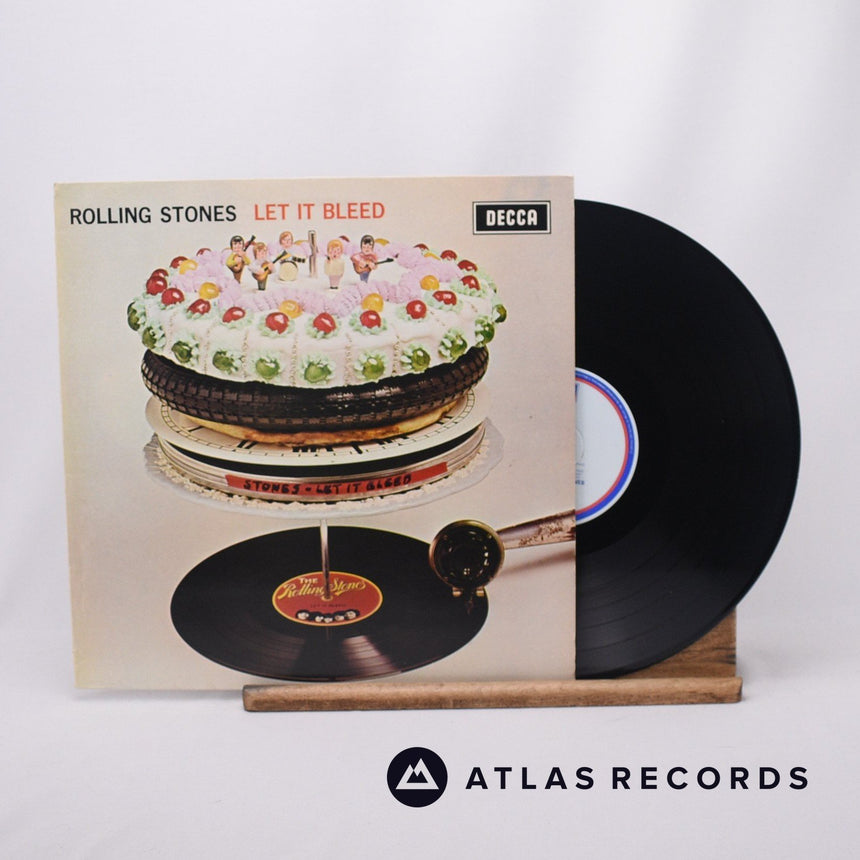 The Rolling Stones Let It Bleed LP Vinyl Record - Front Cover & Record