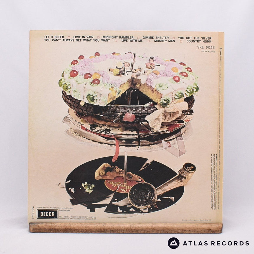 The Rolling Stones - Let It Bleed - 9363 9364 LP Vinyl Record - EX/EX