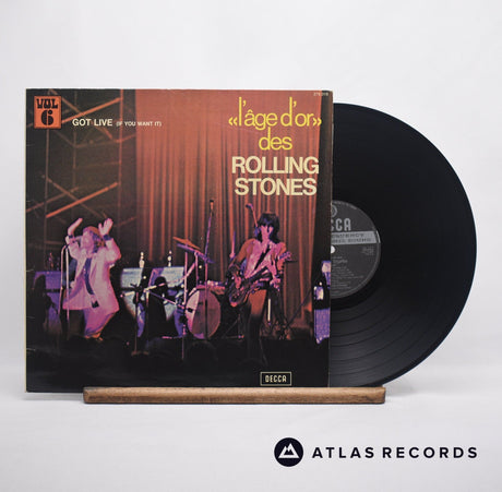The Rolling Stones «L'âge D'or» Des Rolling Stones - Vol. 6 - Got Live LP Vinyl Record - Front Cover & Record