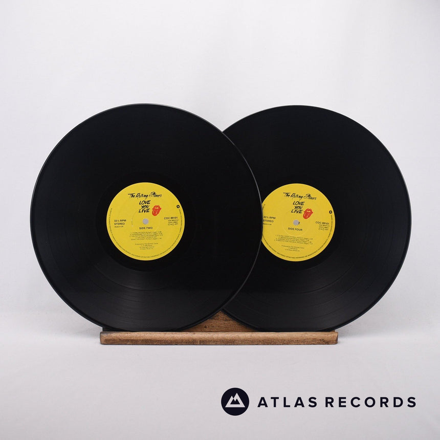 The Rolling Stones - Love You Live - A B C D 2 x LP Vinyl Record - EX/EX