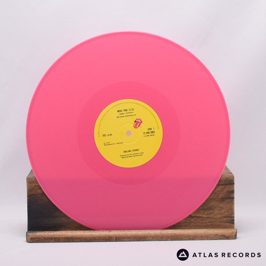 The Rolling Stones - Miss You - Pink 12" Vinyl Record - VG+/VG+