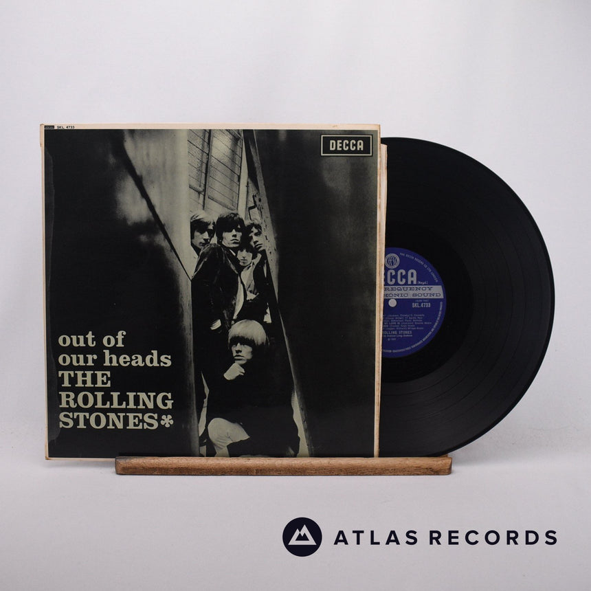 The Rolling Stones Out Of Our Heads LP Vinyl Record - Front Cover & Record