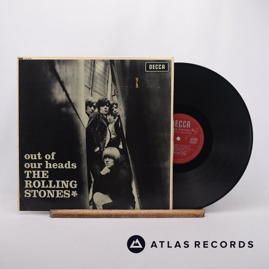 The Rolling Stones Out Of Our Heads LP Vinyl Record - Front Cover & Record