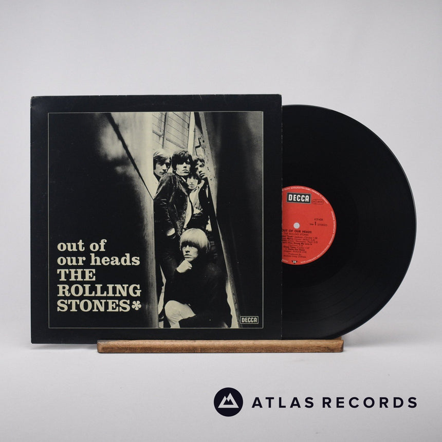 The Rolling Stones Out Of Our Heads LP Vinyl Record - Front Cover & Record