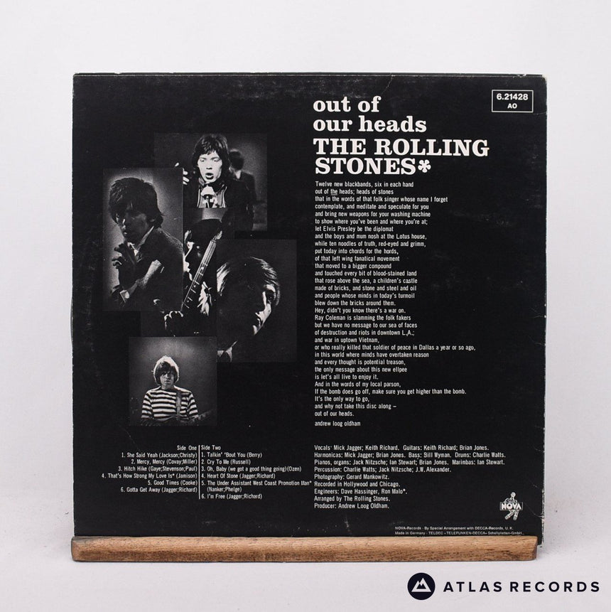 The Rolling Stones - Out Of Our Heads - LP Vinyl Record - VG+/VG+