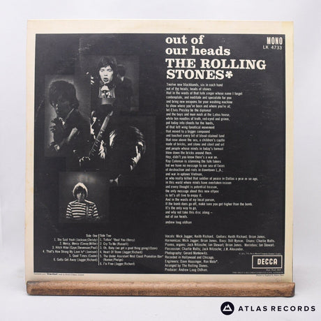 The Rolling Stones - Out Of Our Heads - 8B 11A LP Vinyl Record - EX/EX