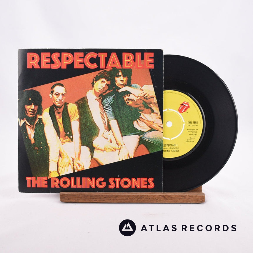 The Rolling Stones Respectable 7" Vinyl Record - Front Cover & Record