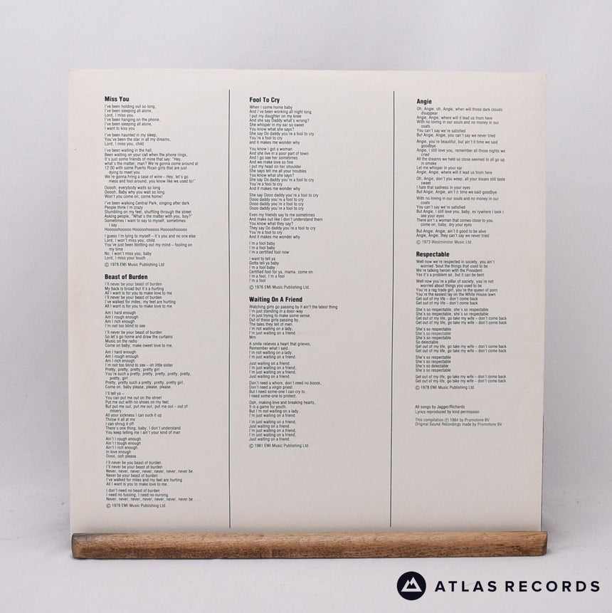 The Rolling Stones - Rewind (1971-1984) - LP Vinyl Record - EX/EX