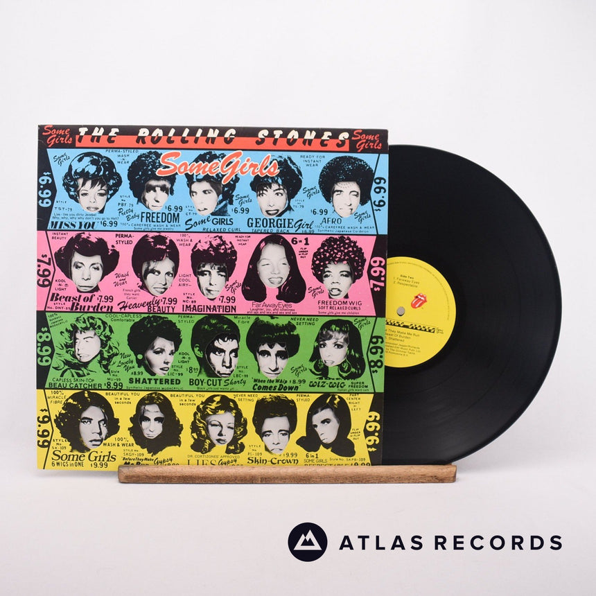 The Rolling Stones Some Girls LP Vinyl Record - Front Cover & Record
