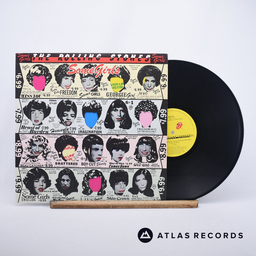 The Rolling Stones Some Girls LP Vinyl Record - Front Cover & Record