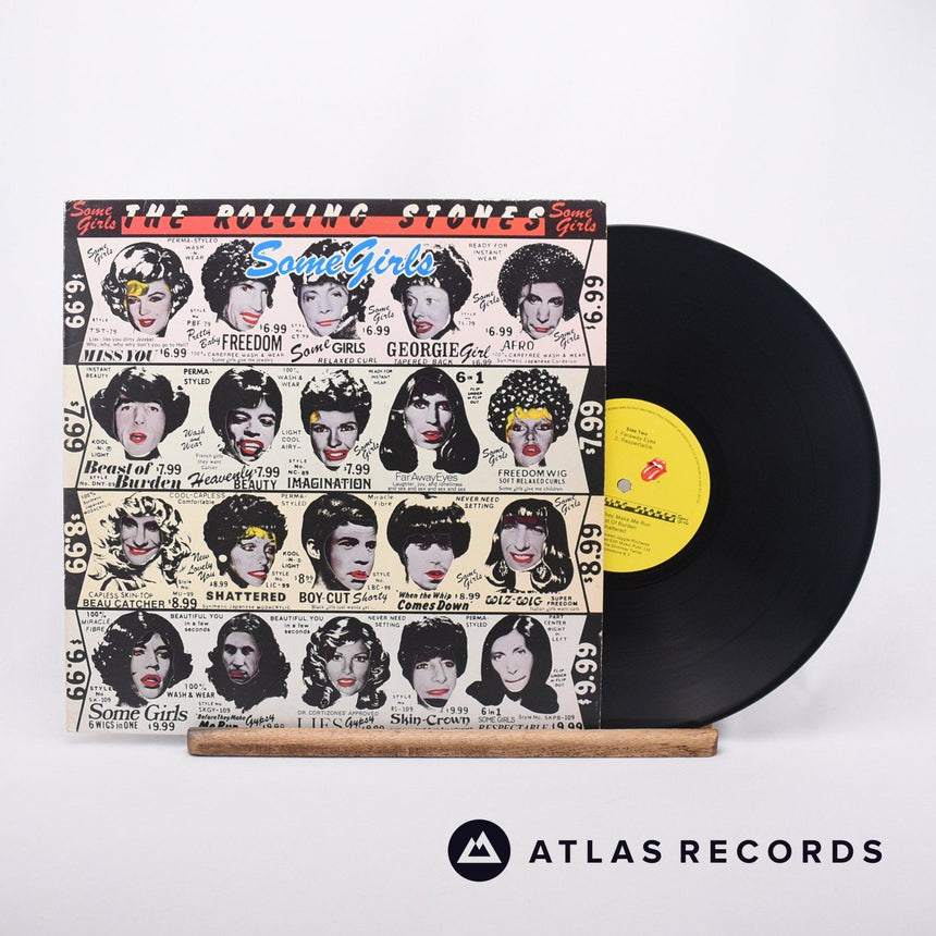 The Rolling Stones Some Girls LP Vinyl Record - Front Cover & Record