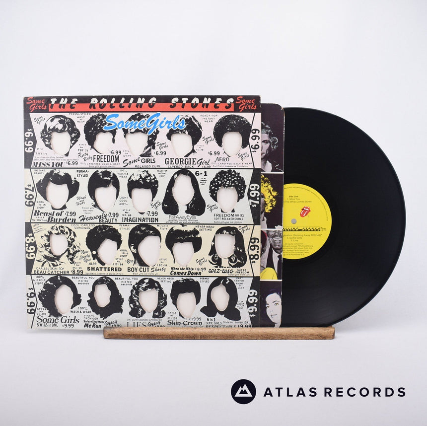 The Rolling Stones Some Girls LP Vinyl Record - Front Cover & Record