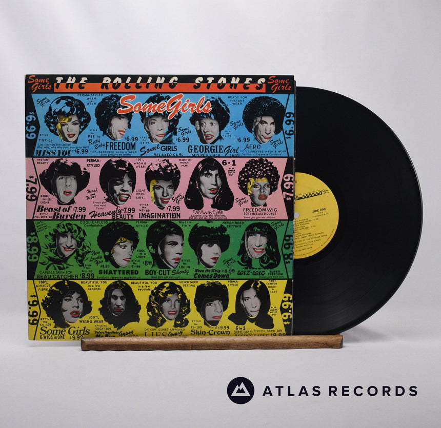 The Rolling Stones Some Girls LP Vinyl Record - Front Cover & Record