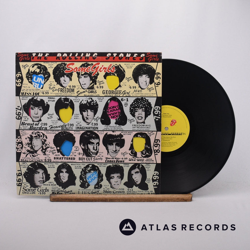 The Rolling Stones Some Girls LP Vinyl Record - Front Cover & Record