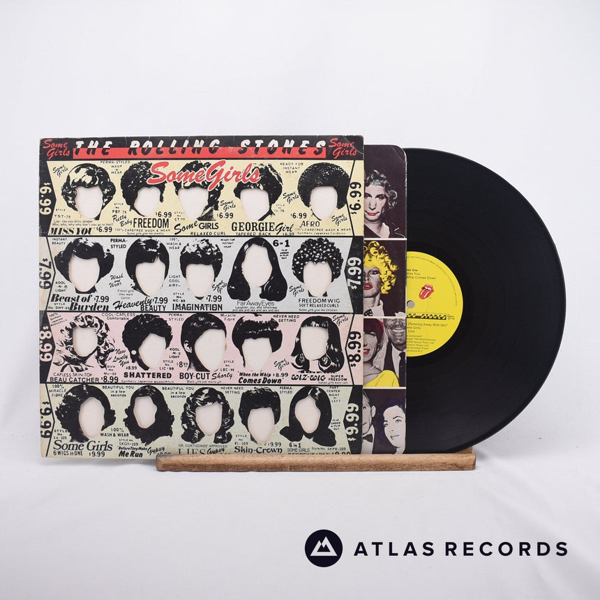 The Rolling Stones Some Girls LP Vinyl Record - Front Cover & Record