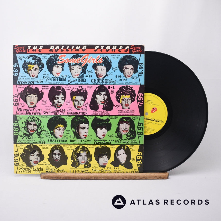 The Rolling Stones Some Girls LP Vinyl Record - Front Cover & Record