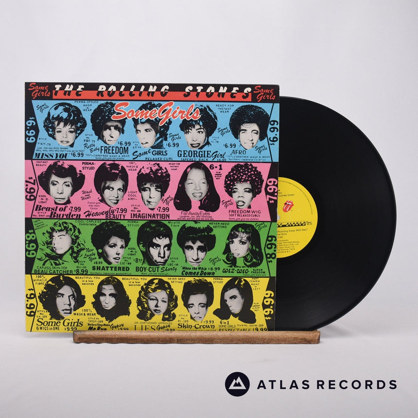 The Rolling Stones Some Girls LP Vinyl Record - Front Cover & Record