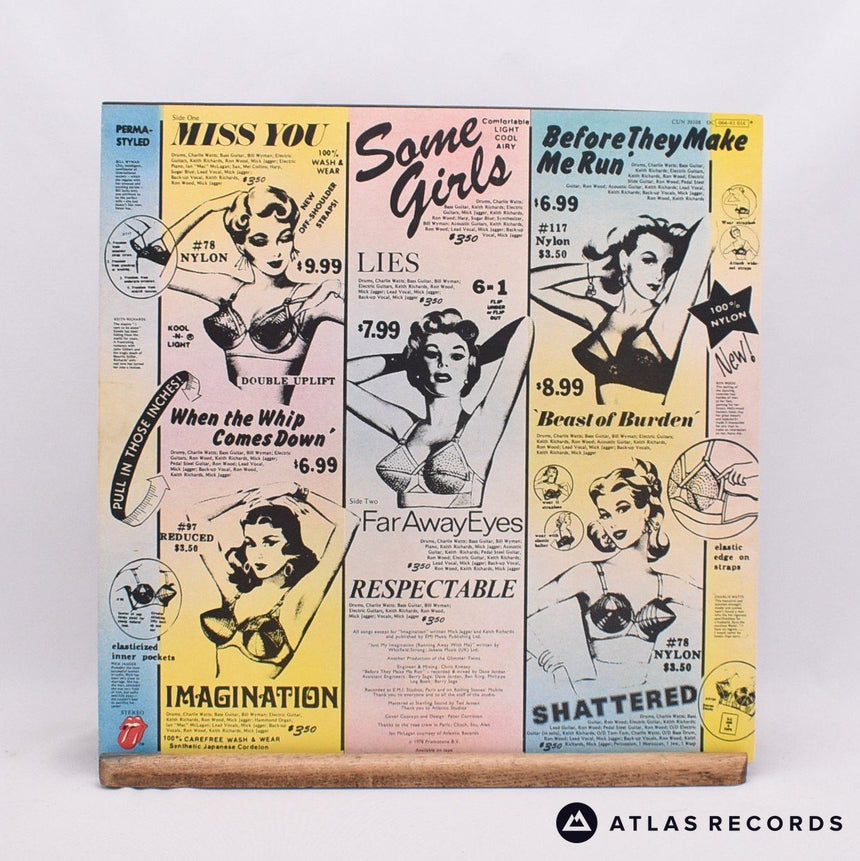 The Rolling Stones - Some Girls - B3U A3U LP Vinyl Record - EX/EX