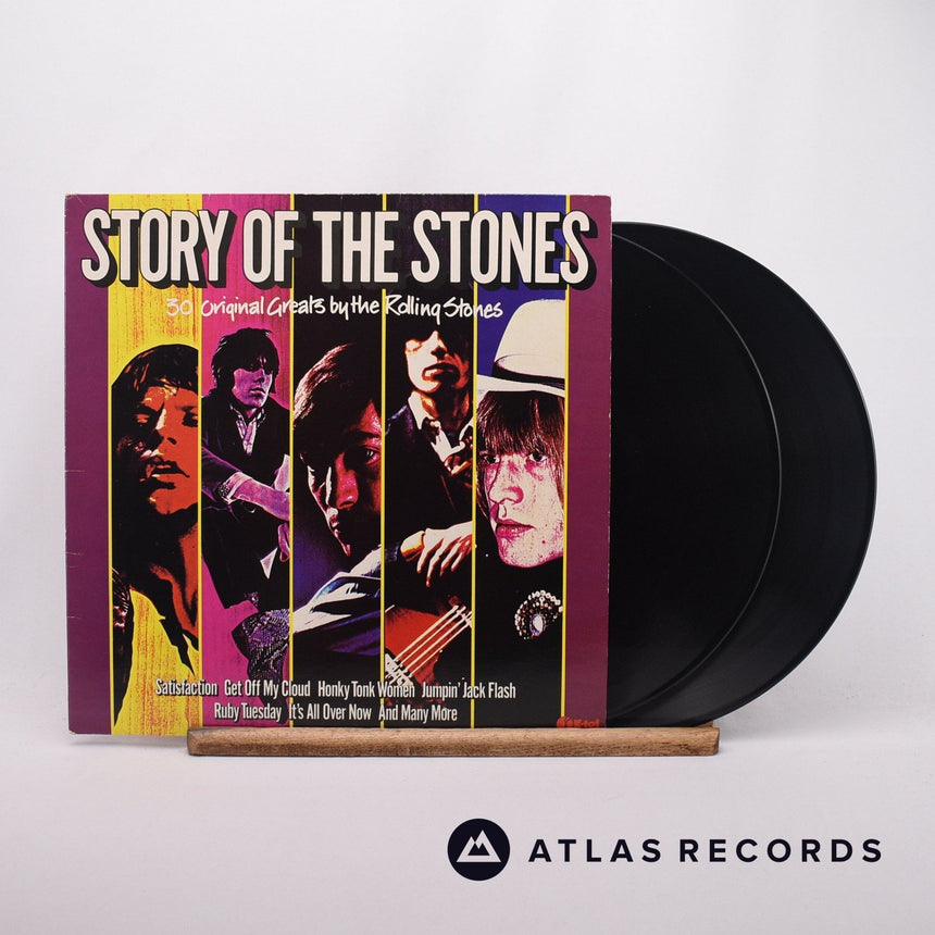 The Rolling Stones Story Of The Stones 2 x LP Vinyl Record - Front Cover & Record