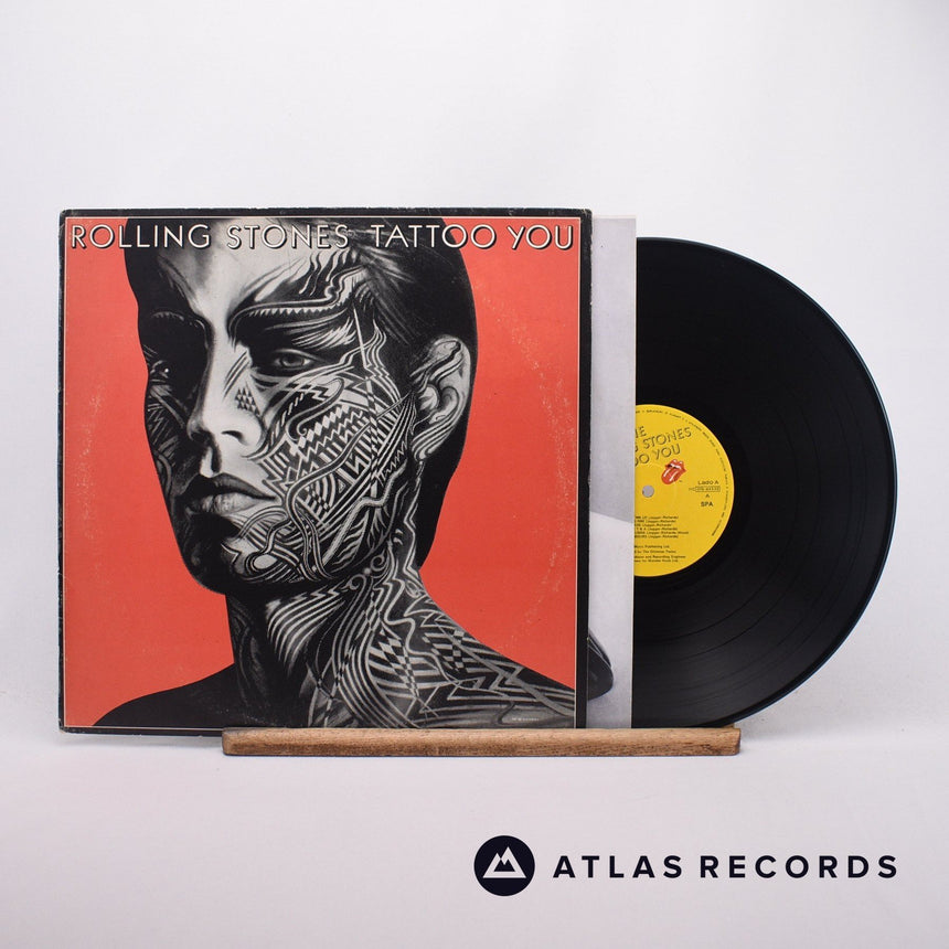 The Rolling Stones Tattoo You LP Vinyl Record - Front Cover & Record