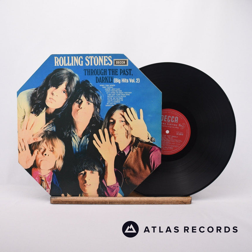 The Rolling Stones Through The Past, Darkly LP Vinyl Record - Front Cover & Record