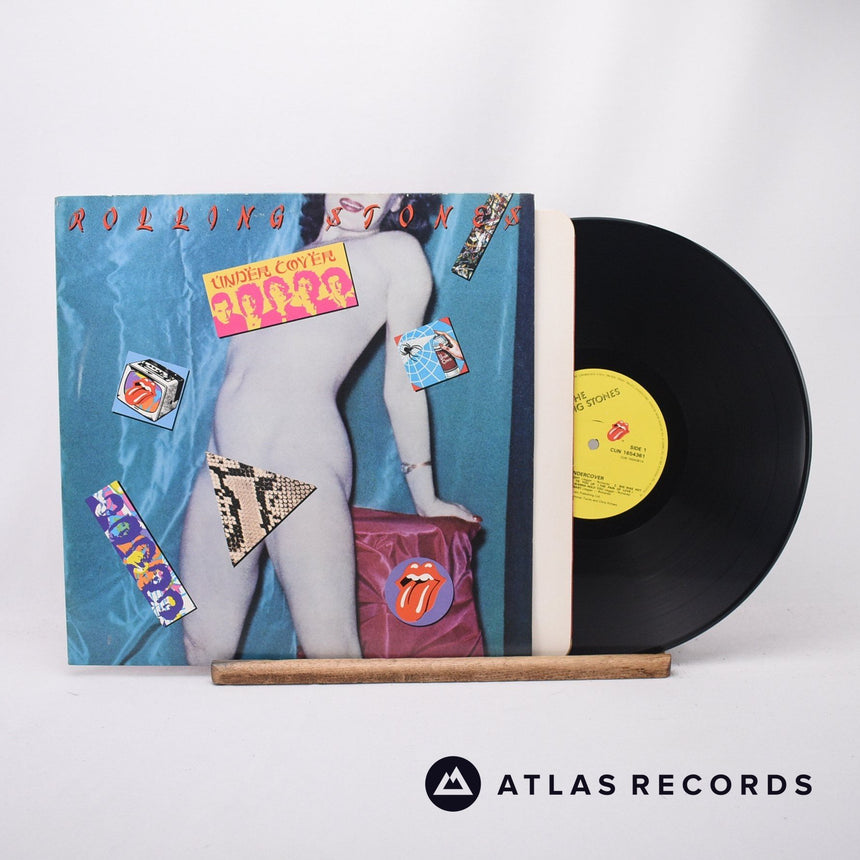 The Rolling Stones Undercover LP Vinyl Record - Front Cover & Record