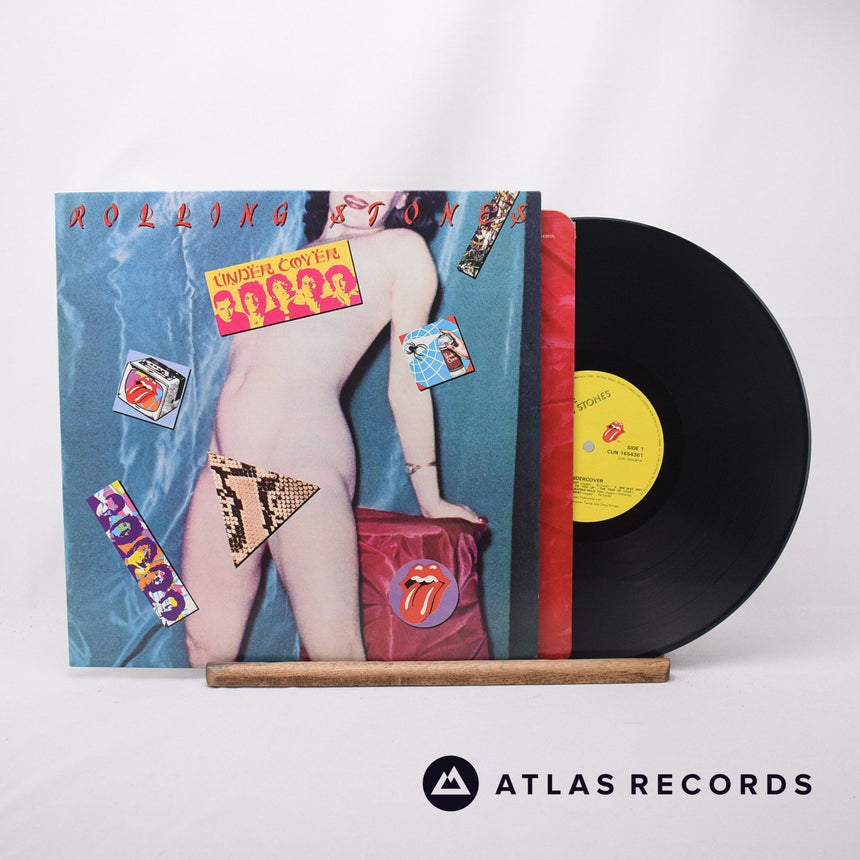 The Rolling Stones Undercover LP Vinyl Record - Front Cover & Record