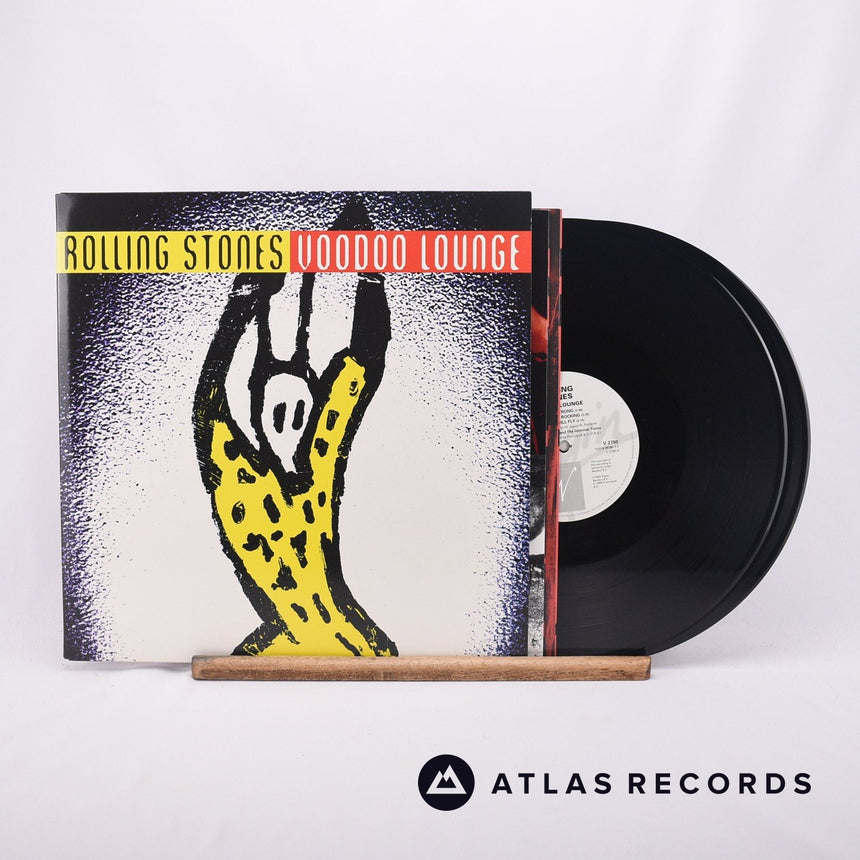 The Rolling Stones Voodoo Lounge Double LP Vinyl Record - Front Cover & Record
