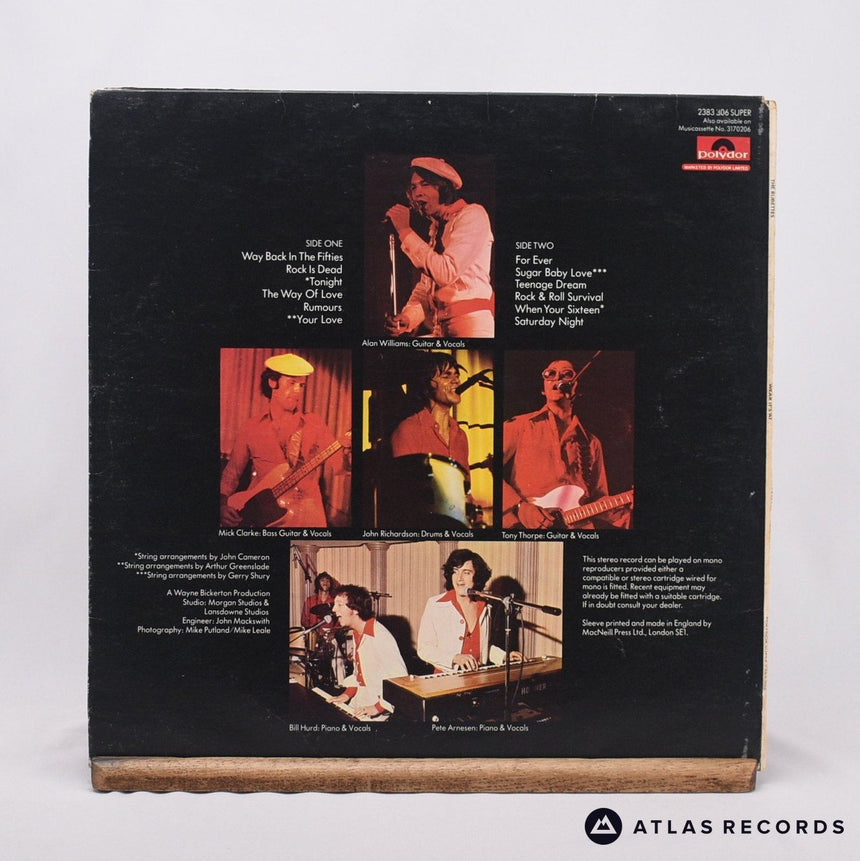 The Rubettes - Wear It's 'At - Insert Gatefold LP Vinyl Record - VG+/EX